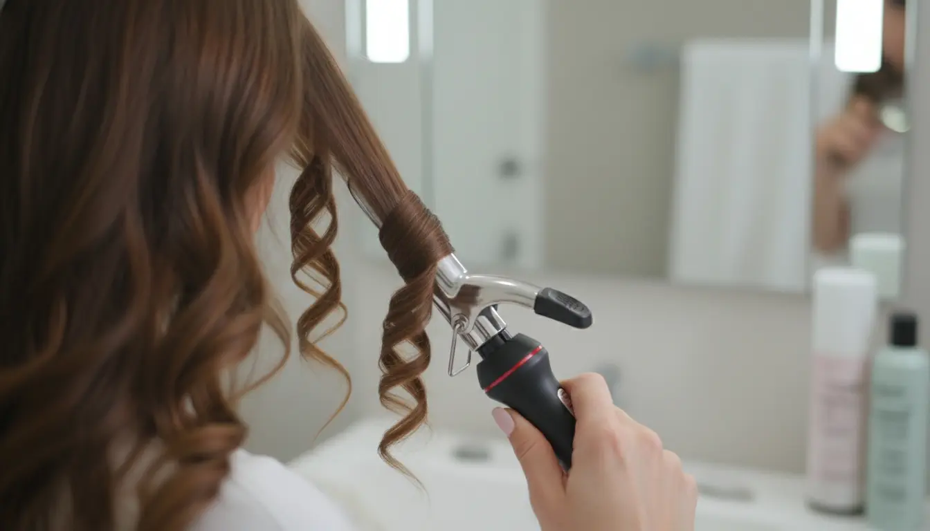 Haar krullen met een BaByliss-krultang