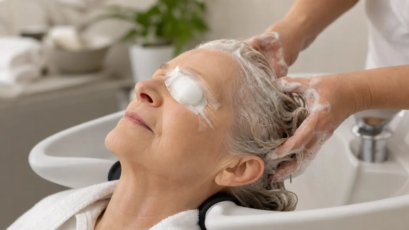 Haar wassen na staaroperatie